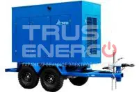 Дизельный генератор ТСС АД-200С-Т400-1РМ7 на прицепе