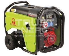 Бензиновый генератор Pramac SP 8000 с АВР Открытая на раме Honda GX390 trustenergo.ru
